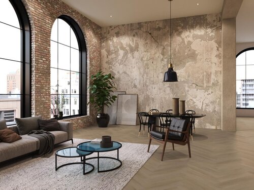 Floorlife YUP Merton herringbone click natural oak Floorlife YUP Merton herringbone click natural oak