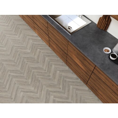 Floorlife YUP herringbone click SRC light grey