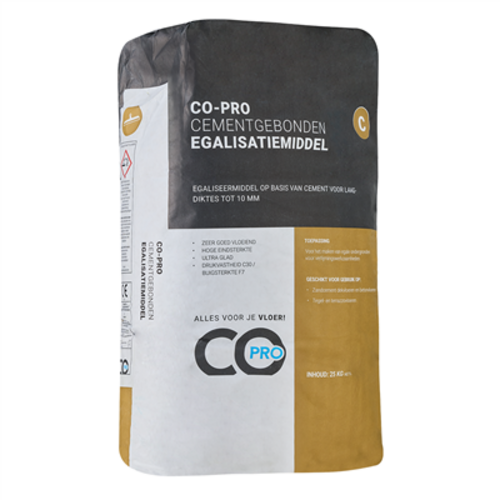 COpro Co-pro cementgebonden egalisatiemiddel C COpro Co-pro cementgebonden egalisatiemiddel C