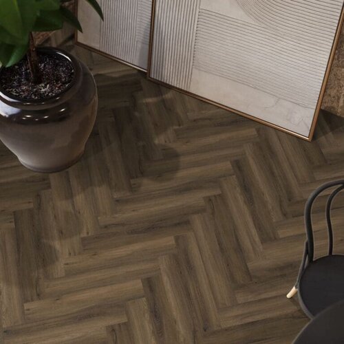 Floorlife YUP Paddington herringbone click SRC warm brown Floorlife YUP Paddington herringbone click SRC warm brown
