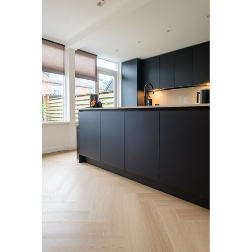 Floorlife YUP Fulham herringbone dryback smoky