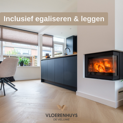Floorlife YUP Fulham visgraat dryback smoky  inclusief leggen