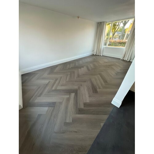 Floorlife YUP Fulham herringbone click SRC brown