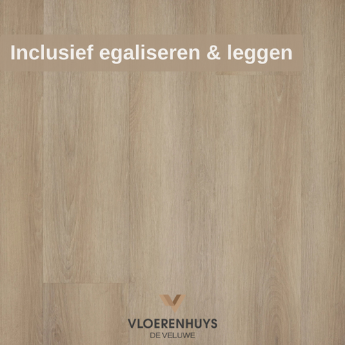 Castell Luxury PVC Flooring Castell Supreme 812 Planks Xl 154 Honey Grey  inclusief leggen