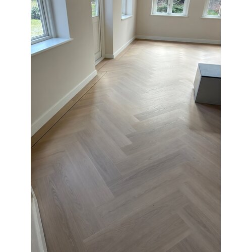 Floorlife YUP XL Brentford herringbone dryback beige