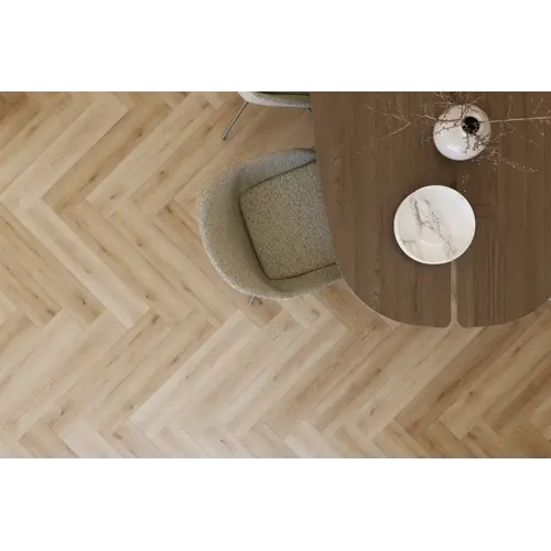 Castell Luxury PVC Flooring Castell Supreme 812 Herringbone 252 Honey Brown