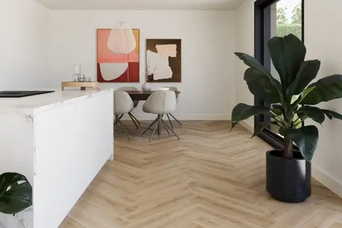 Castell Luxury PVC Flooring Castell Supreme 812 Herringbone 252 Honey Brown Castell Luxury PVC Flooring Castell Supreme 812 Herringbone 252 Honey Brown