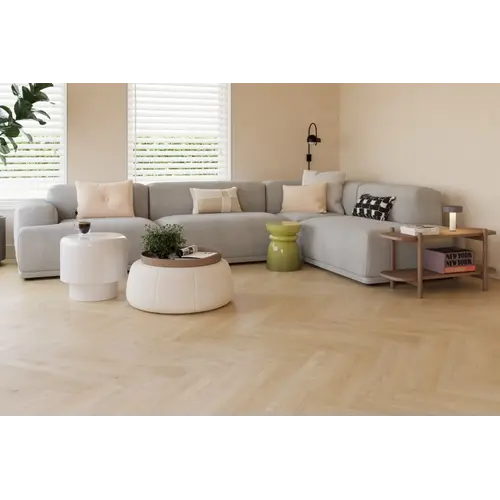 Castell Luxury PVC Flooring Castell Supreme 812 Herringbone 253 Honey Natural