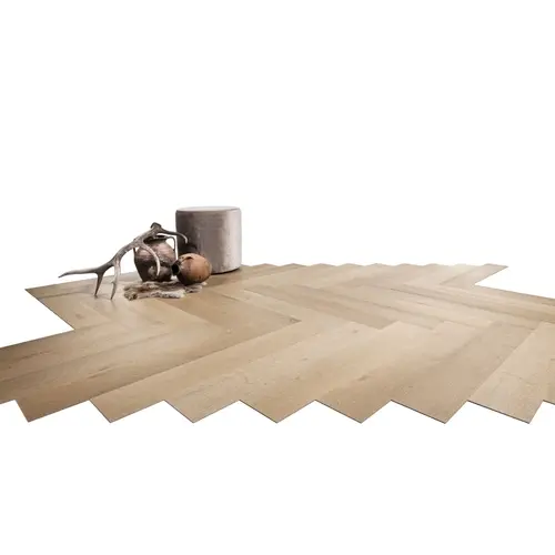 Castell Luxury PVC Flooring Castell Supreme 860 Herringbone Xl 235 Mokka