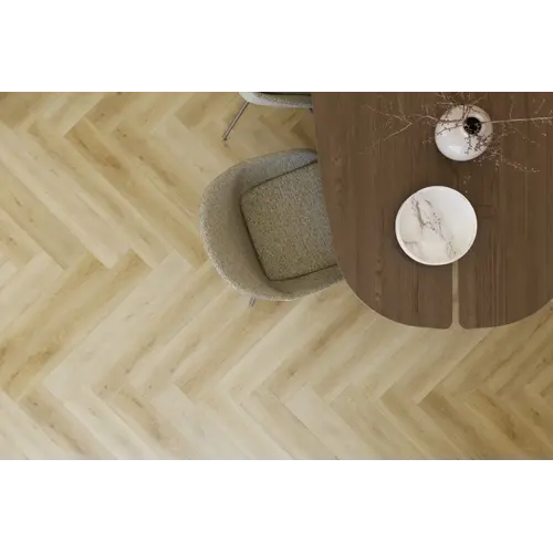 Castell Luxury PVC Flooring Castell Supreme 860 Herringbone Xl 219 Walnut
