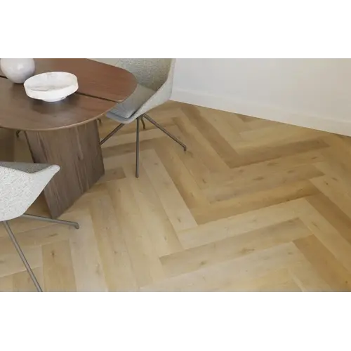Castell Luxury PVC Flooring Castell Supreme 860 Herringbone Xl 233 Coffee