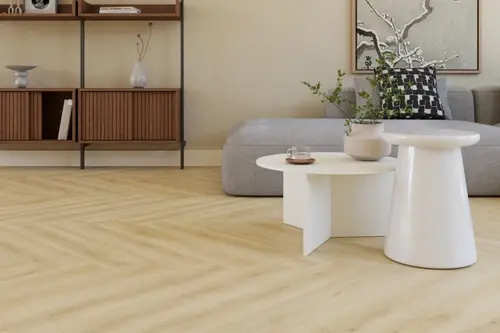 Castell Luxury PVC Flooring Castell Supreme 860 Herringbone Xl 218 Sienna