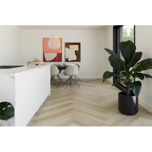 Castell Luxury PVC Flooring Castell Supreme 860 Herringbone Xl 235 Mokka