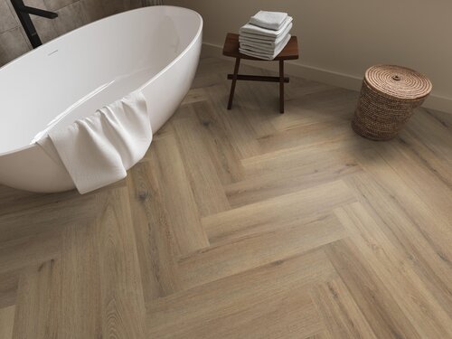 Floorlife YUP XL Greenford herringbone dryback light brown Floorlife YUP XL Greenford herringbone dryback light brown