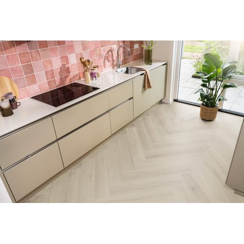 Floorlife YUP XL Greenford herringbone click SRC beige