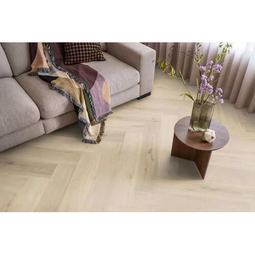 Floorlife YUP XL Greenford herringbone click SRC warm beige