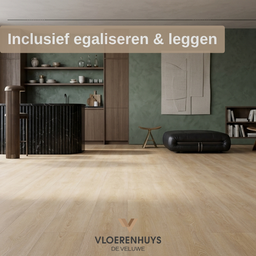 Castell Luxury PVC Flooring Castell Supreme 812 Planks Xl 154 Honey Grey inclusief leggen Castell Luxury PVC Flooring Castell Supreme 812 Planks Xl 154 Honey Grey inclusief leggen