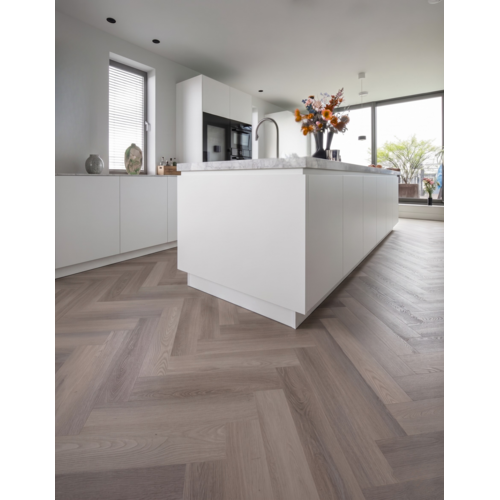 Floorlife YUP Paddington Herringbone dryback dark grey Floorlife YUP Paddington Herringbone dryback dark grey