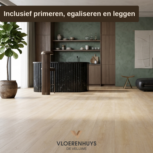 Castell Luxury PVC Flooring Castell Supreme 812 Planks Xl 154 Honey Grey inclusief leggen Castell Luxury PVC Flooring Castell Supreme 812 Planks Xl 154 Honey Grey inclusief leggen