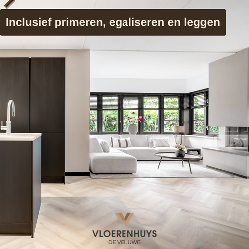 Gelasta Artline Visgraat 1260 Premium Oak Beige  inclusief leggen