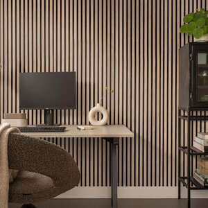 cotap Silentlines lattenwand licht eiken