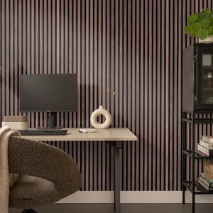 cotap Silentlines lattenwand walnoot