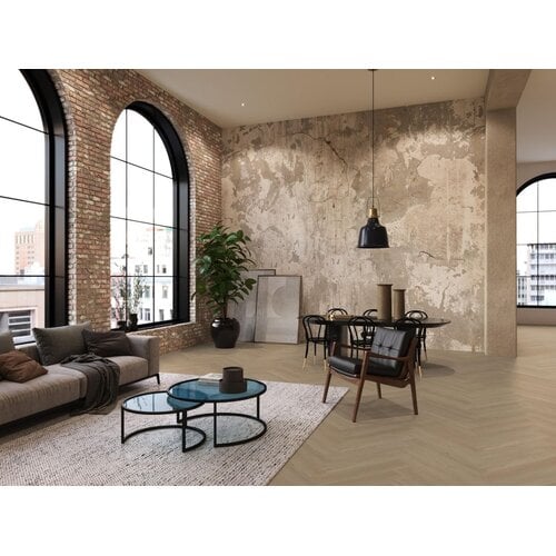 Floorlife YUP Leyton herringbone click SRC beige Floorlife YUP Leyton herringbone click SRC beige