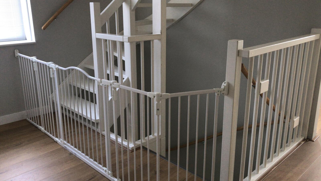 SafetyThings SafetyThings Traphekje / Haardhekje SG-77 5-Delig 99,3 - 258,7 cm SafetyThings SafetyThings Traphekje / Haardhekje SG-77 5-Delig 99,3 - 258,7 cm