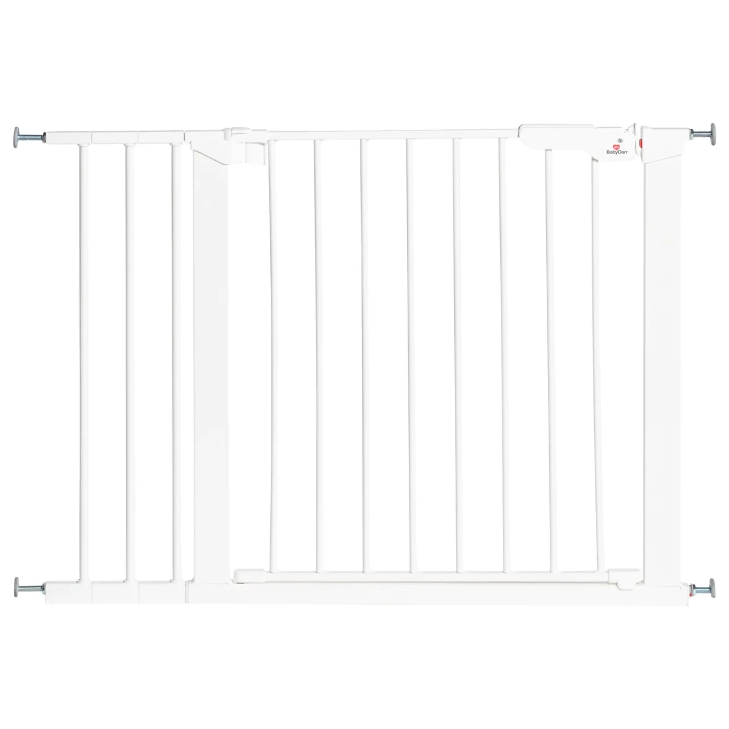 BabyDan 60116 2693 02 85 Premier door protection grille/stair protection grille for clamping, 92.5 100 cm, TÜV/GS tested, colour: black