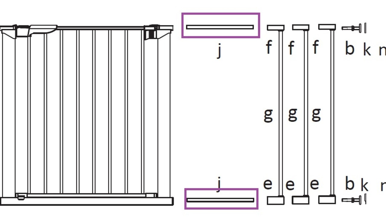 BabyDan BabyDan Perfect Close / Premier  Staaf Groot J 257mm BabyDan BabyDan Perfect Close / Premier  Staaf Groot J 257mm