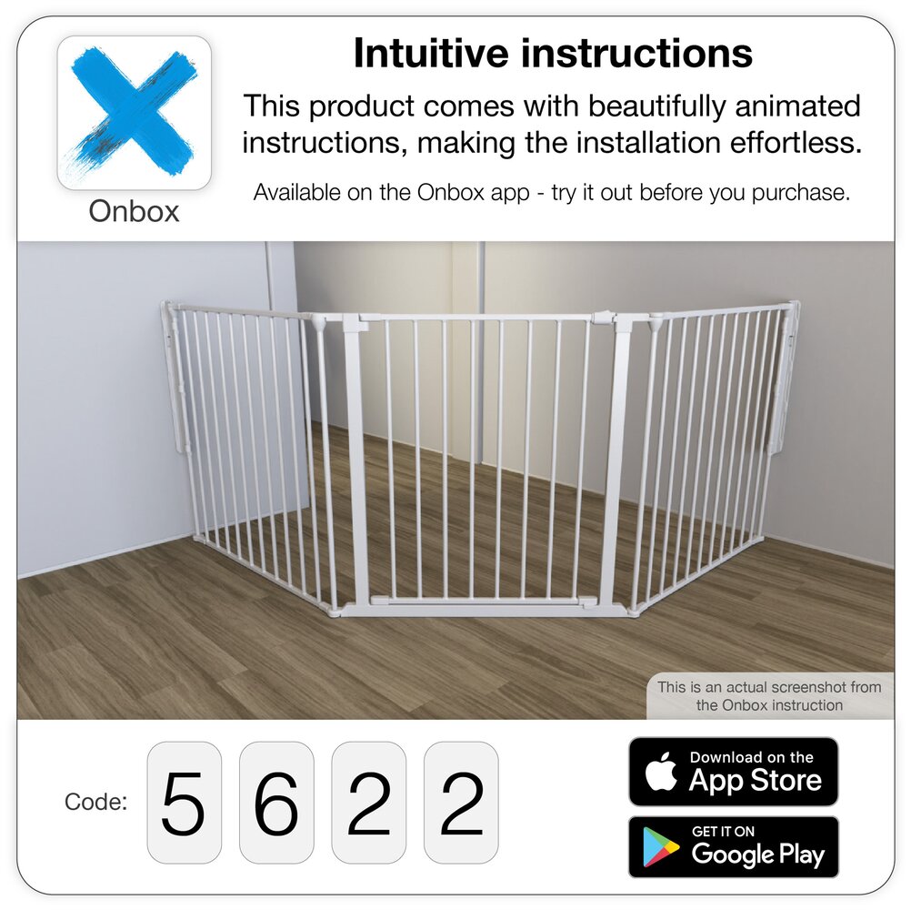 BabyDan BabyDan Flex L Traphekje  /  Haardhekje  90 - 223 cm BabyDan BabyDan Flex L Traphekje  /  Haardhekje  90 - 223 cm