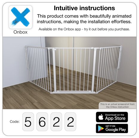 BabyDan BabyDan Flex L Traphekje  /  Haardhekje  90 - 223 cm BabyDan BabyDan Flex L Traphekje  /  Haardhekje  90 - 223 cm