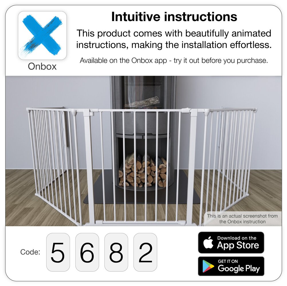 BabyDan BabyDan Flex XXL Traphekje  /  Haardhekje 90 - 360 cm BabyDan BabyDan Flex XXL Traphekje  /  Haardhekje 90 - 360 cm