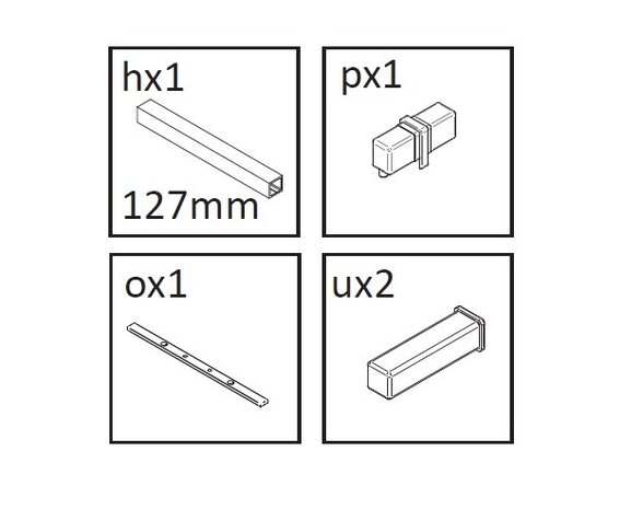 BabyDan BabyDan Perfect Close / Premier Traphekje Onderdelen Set BabyDan BabyDan Perfect Close / Premier Traphekje Onderdelen Set