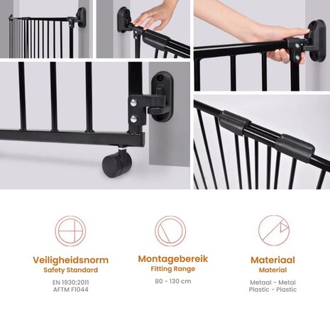 SafetyThings SafetyThings Traphekje SG-86 80 - 130 cm SafetyThings SafetyThings Traphekje SG-86 80 - 130 cm