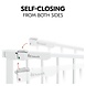Hauck Hauck Clear Step Autoclose 2 Traphekje 84 - 89 cm Hauck Hauck Clear Step Autoclose 2 Traphekje 84 - 89 cm