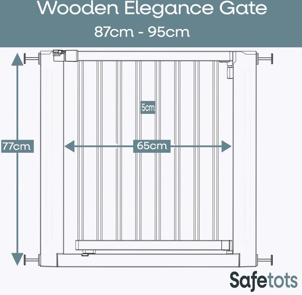 Safetots Safetots Elegant Traphekje 87 - 95 cm