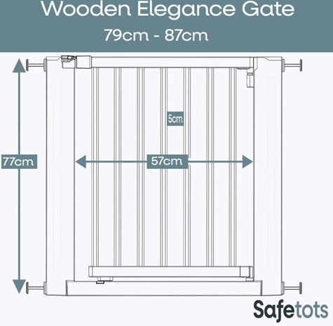 Safetots Safetots Elegant Traphekje 79 - 87 cm