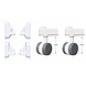 SafetyThings SafetyThings  SG-86/ Wielen en Bevestigingset