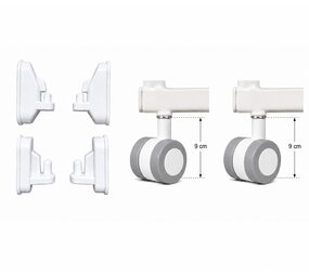 SafetyThings SafetyThings SG-86/ Wielen en Bevestigingsset SafetyThings SafetyThings SG-86/ Wielen en Bevestigingsset