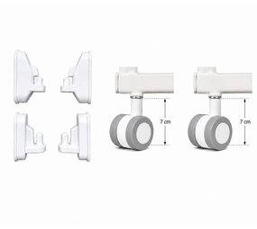 SafetyThings SafetyThings  SG-86/ Wielen en Bevestigingsset