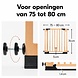 Hauck Hauck Clear Step N Easyclose Eco Beech Traphekje 75 - 80 cm Hauck Hauck Clear Step N Easyclose Eco Beech Traphekje 75 - 80 cm