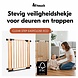 Hauck Hauck Clear Step N Easyclose Eco Beech Traphekje 75 - 80 cm Hauck Hauck Clear Step N Easyclose Eco Beech Traphekje 75 - 80 cm