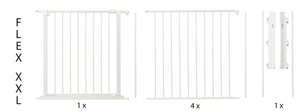 BabyDan Babydan Flex StepFree XXL Traphekje  /  Haardhekje 90 - 360 cm