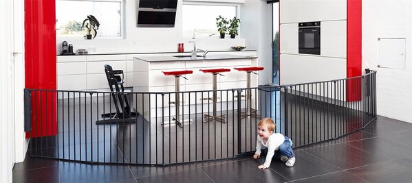 BabyDan Babydan Flex StepFree XXL Traphekje  /  Haardhekje 90 - 360 cm
