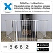 BabyDan Babydan Flex StepFree XXL Traphekje  /  Haardhekje 90 - 360 cm