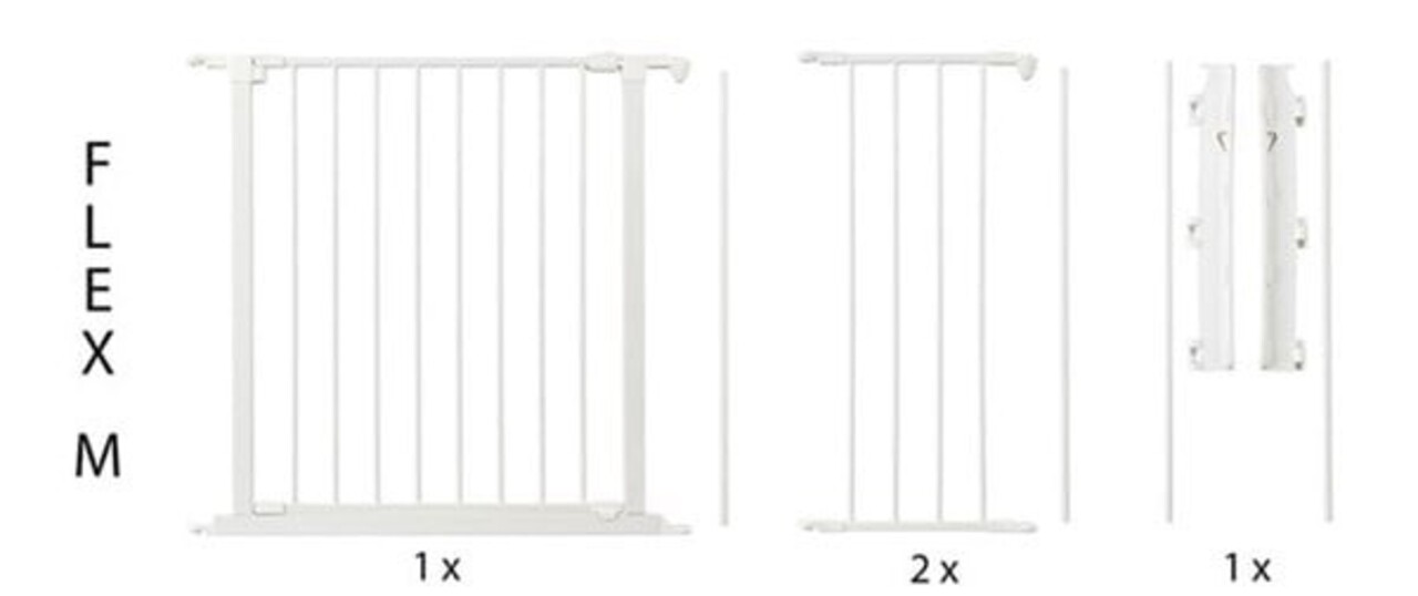 BabyDan Babydan Flex StepFree M+ Traphekje / Haardhekje 90 - 164 cm BabyDan Babydan Flex StepFree M+ Traphekje / Haardhekje 90 - 164 cm