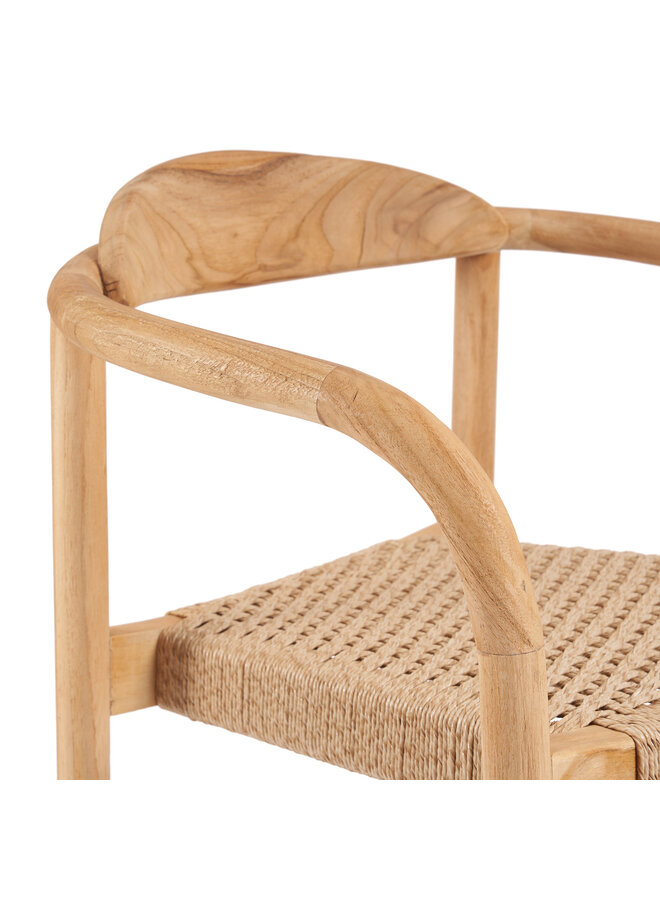 The Amaya Dining Chair - Natural - Outdoor