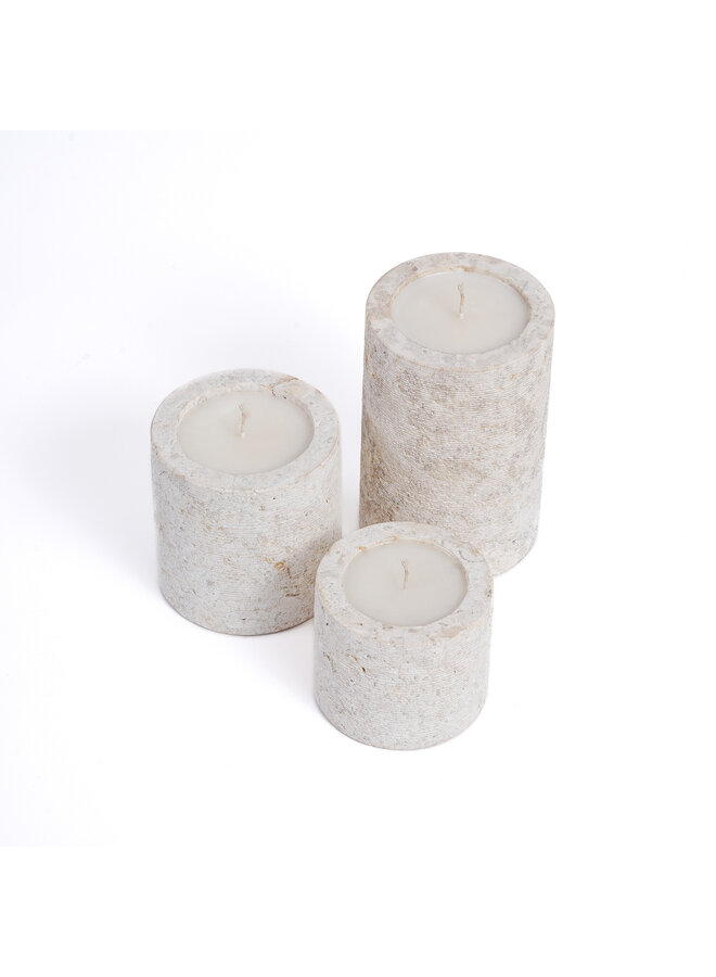 The Stone Candle Natural - L