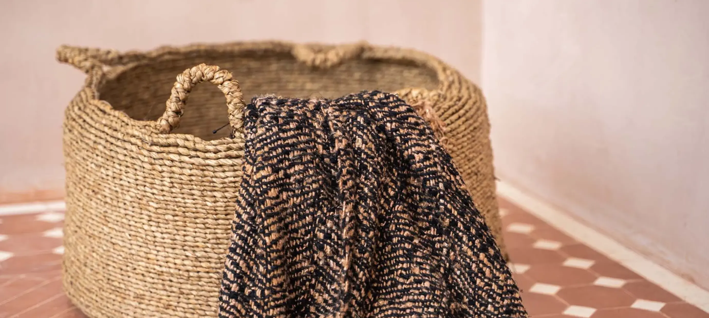 Weaving Sustainability Bazar Bizar's Natural Material Baskets Bazar